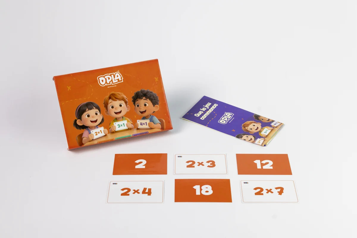 Boîte OPLA, guide et cartes de multiplication